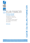 BILAN FINANCIER GUIDE DU BILAN FINANCIER