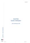 ELECTRA Guide d`utilisation