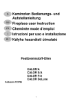 und Aufstellanleitung Fireplace user instruction Cheminée mode d