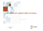 Cahier de laboratoire - Université du Littoral Côte d`Opale