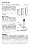 Ciseau d`angle magnétique, 3/8 po