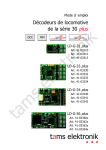 Décodeurs de locomotive de la série 30 plus