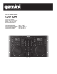 CDM-3200 - Gemini Sound