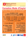 Flyer A5 Formation Mode d`emploi.indd