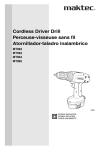 Cordless Driver Drill Perceuse-visseuse sans fil Atornillador