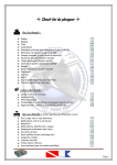 Check-list du plongeur
