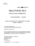 MALATHION 85 E