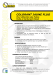 COLORANT JAUNE FLUO - MECATECH PERFORMANCES