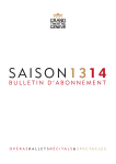 BULLETIN DLABONNEMENT