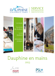 Dauphine en mains - Université Paris