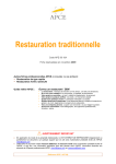 Restauration traditionnelle