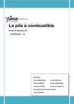 La pile à combustible - Plateforme e