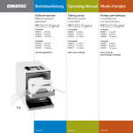 REGLO Digital REGLO Digital REGLO Digital Operating