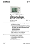 2203 Régulateur de température ambiante avec