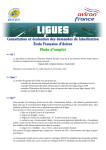 LIGUES - Fédération française des sociétés d`aviron