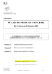 Epicerie Cahier des clauses particulières