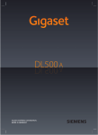 Gigaset DL500A – votre partenaire idéal