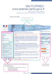 Platines - Ministère de la santé