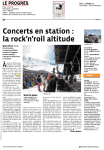 Concerts en station : la rock`n`roll altitude