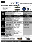 BELT-PAC AND HEADSET OPERATION: