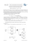 F p K Tp K T ( ) = + = = 1 avec gain statique constante de temps