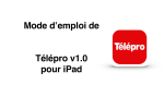 Mode d`emploi Télépro v1.0 iPad.key