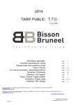Tarif Tissu Public TTC 2014