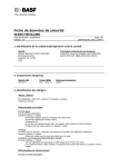 Fiche de données de sécurité