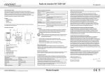 Radio de chantier FM "DOR-108" Mode d`emploi