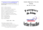 Passeport du Jeune Archer Francilien