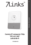 M ode d`emploi Caméra IP compacte 720p "IPC-631.HD
