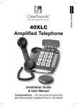 40XLC Amplified Telephone