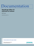 OpenScape Office V3 myPortal for Outlook - SR-TEL