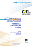 C2EI dossier de candidature locale 2015_Orléans