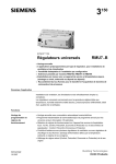 3150 Régulateurs universels RMU7..B