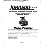 Mode d`emploi - Johnson Level