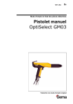 Pistolet manuel OptiSelect GM03
