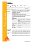 Sikagard® High Gloss Clear Sealer