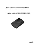 Mode d`emploi détaillé tiptel VoiceRECORDER 300