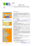 Com L.I.S. Adaptation logicielle du code de - Moteurline