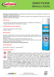 Fiche technique saniterpen insecticide spécial puce