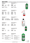 Kalilauge 1/4 N Soude caustique 1/4 N Phenolphtalein 2