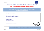 CQP « Conduite de procédé de fabrication »