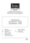 Heizkissen bosotherm 1200 bosotherm 1500