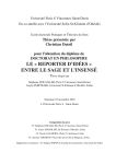 le « reporter d`idées » entre le sage et l`insensé - E