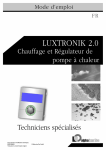 Notice Luxtronik 2.0 Technique