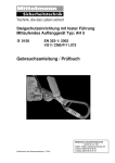 Gebrauchsanleitung / Prüfbuch - Mittelmann Sicherheitstechnik