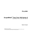 ScopeMeter Test Tool 190 Series II