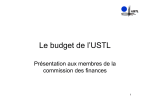 le budget et la procédure budgétaire