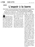 L`espoir à la barre